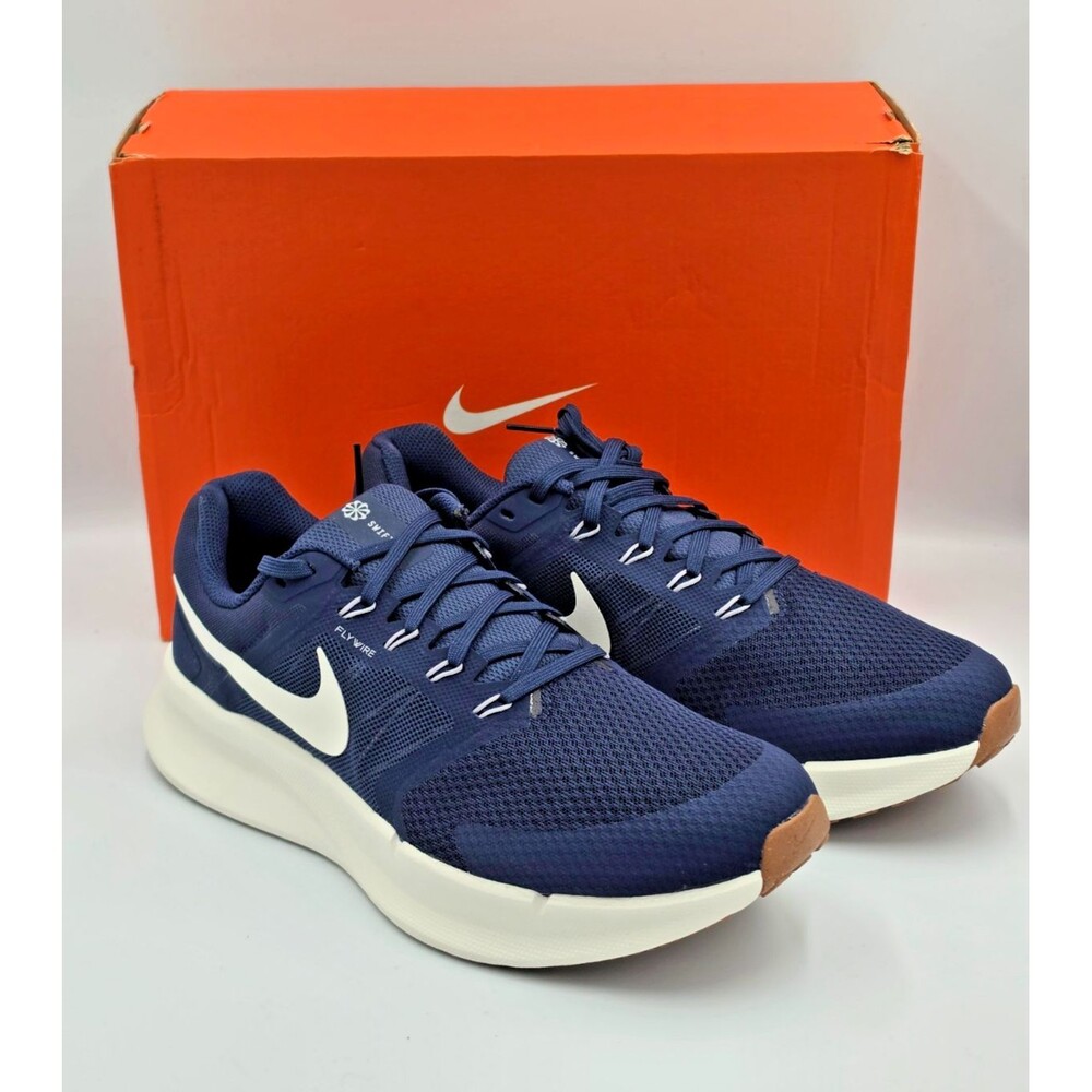 Nike Run Swift 3 Men 10.5 Midnight Navy Sail Running Shoes DR2695-406 NIB